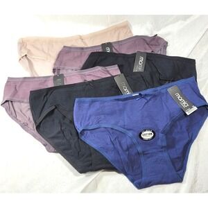 6 Pairs Mamia Women's Lingerie Panties LP1703CK & LP1489CK - Size Medium